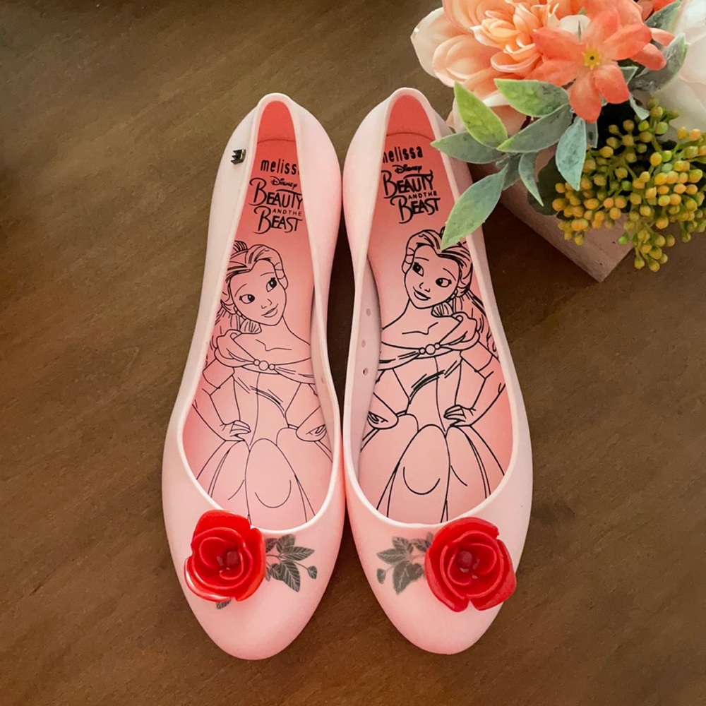Melissa Brand Beauty and the Beast jelly flats